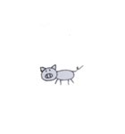 ただし画伯の生物画展（個別スタンプ：5）