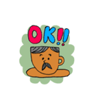 コーヒーおじさんのスタンプ（個別スタンプ：1）
