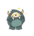 Monster Mung bean sand milk（個別スタンプ：12）