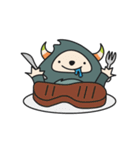 Monster Mung bean sand milk（個別スタンプ：14）