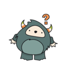 Monster Mung bean sand milk（個別スタンプ：16）