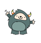 Monster Mung bean sand milk（個別スタンプ：17）