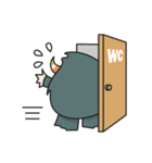 Monster Mung bean sand milk（個別スタンプ：20）