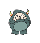 Monster Mung bean sand milk（個別スタンプ：22）