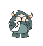Monster Mung bean sand milk（個別スタンプ：31）