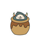 Monster Mung bean sand milk（個別スタンプ：38）