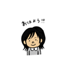 自己主張少なめ女子用（個別スタンプ：1）