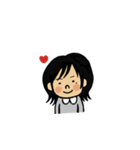 自己主張少なめ女子用（個別スタンプ：3）