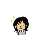 自己主張少なめ女子用（個別スタンプ：4）