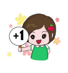 Apple girl's Daily life（個別スタンプ：10）