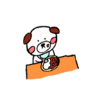 白い丸犬の日常（個別スタンプ：5）