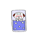 白い丸犬の日常（個別スタンプ：20）