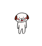 白い丸犬の日常（個別スタンプ：30）