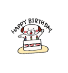 白い丸犬の日常（個別スタンプ：36）
