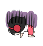 Wearing a headset girl and owl 2（個別スタンプ：5）
