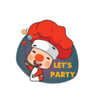 Chef Cannot Wait for Christmas（個別スタンプ：4）