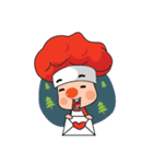 Chef Cannot Wait for Christmas（個別スタンプ：7）