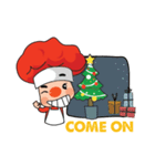 Chef Cannot Wait for Christmas（個別スタンプ：11）