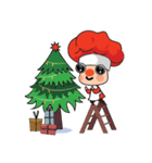 Chef Cannot Wait for Christmas（個別スタンプ：21）