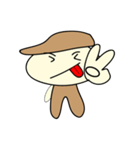 Boy wear a hat（個別スタンプ：10）