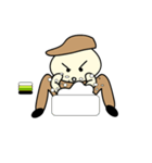 Boy wear a hat（個別スタンプ：19）