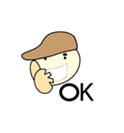 Boy wear a hat（個別スタンプ：23）