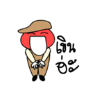 Boy wear a hat（個別スタンプ：25）