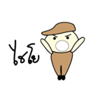 Boy wear a hat（個別スタンプ：36）