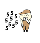 Boy wear a hat（個別スタンプ：39）