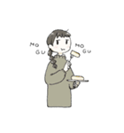 少女と休日スタンプ（個別スタンプ：5）