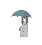 少女と休日スタンプ（個別スタンプ：6）