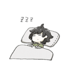 少女と休日スタンプ（個別スタンプ：7）