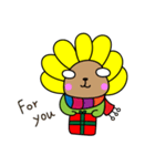 Sunflower seeds with Mr. Bunny（個別スタンプ：4）