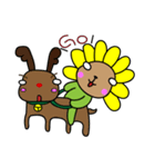 Sunflower seeds with Mr. Bunny（個別スタンプ：5）