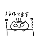 表情が変わらない猫（個別スタンプ：34）