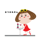 ツンツン女子（個別スタンプ：9）