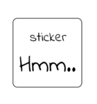 Normal Sticker！！（個別スタンプ：19）