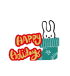 Little rabbit Titi Christmas (ani ver.2)（個別スタンプ：16）