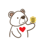 Light Bear and Heart Lamp（個別スタンプ：10）