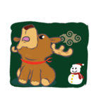 2018 Christmas Eve with Santa（個別スタンプ：14）