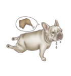 Foodie French Bulldog's daily life（個別スタンプ：1）