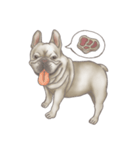 Foodie French Bulldog's daily life（個別スタンプ：6）