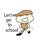 Boy wear a hat V.ENGLISH（個別スタンプ：2）
