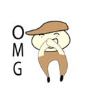 Boy wear a hat V.ENGLISH（個別スタンプ：3）