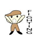 Boy wear a hat V.ENGLISH（個別スタンプ：7）