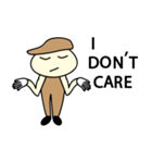 Boy wear a hat V.ENGLISH（個別スタンプ：22）