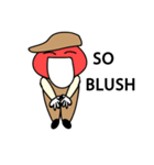 Boy wear a hat V.ENGLISH（個別スタンプ：25）