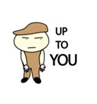 Boy wear a hat V.ENGLISH（個別スタンプ：31）