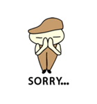 Boy wear a hat V.ENGLISH（個別スタンプ：32）