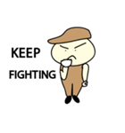 Boy wear a hat V.ENGLISH（個別スタンプ：34）